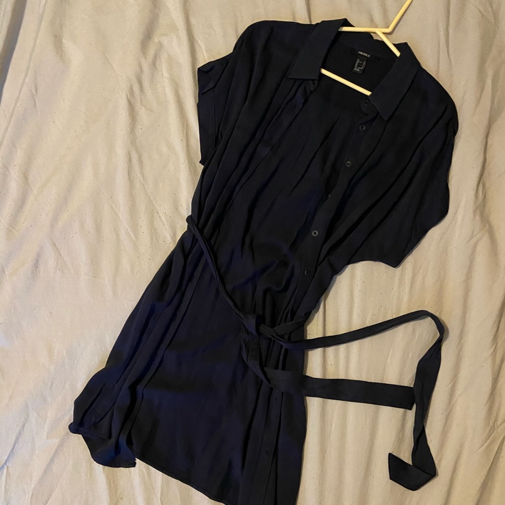 Dark blue blouse